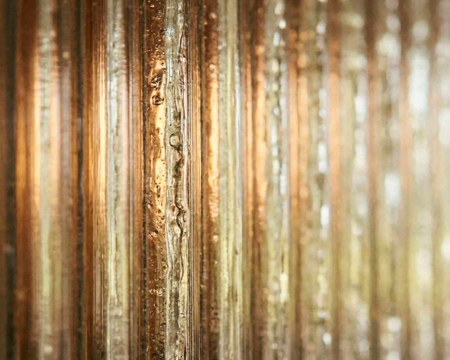 Fluted Cast Glass