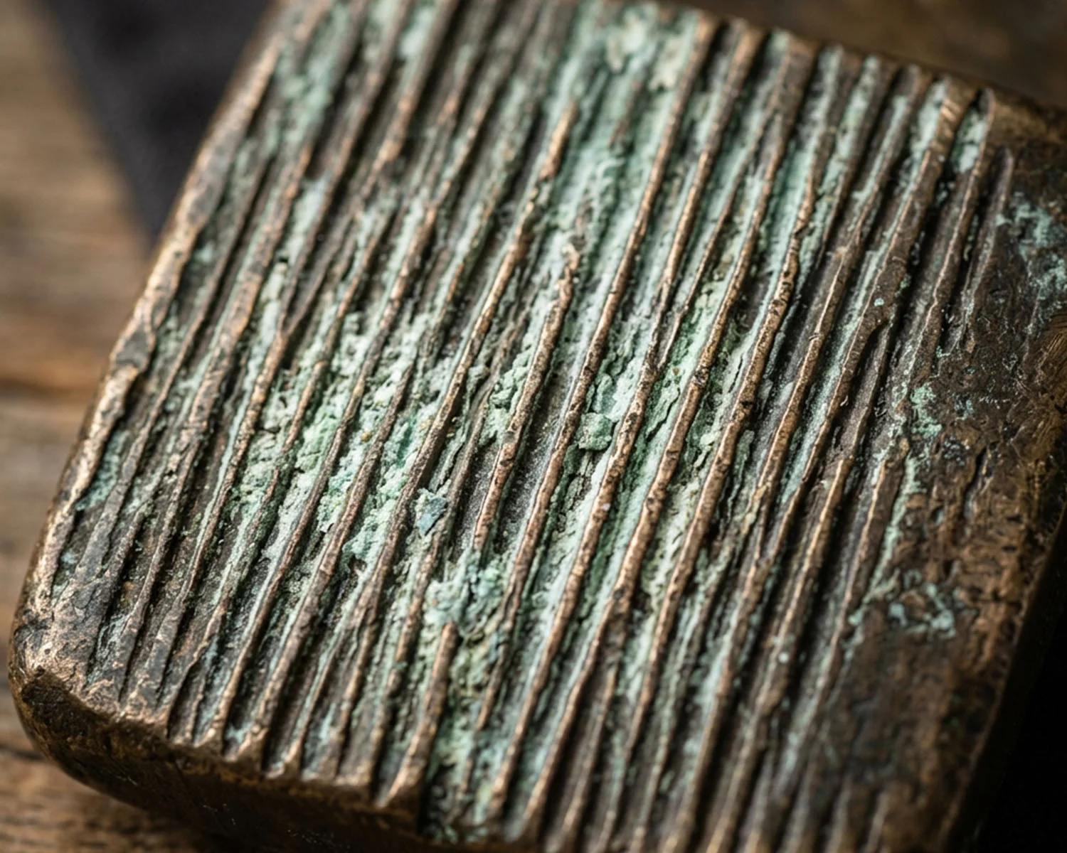 Patinated Bronze